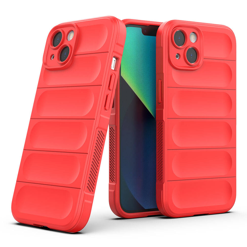 Apple iPhone 13 Kılıf Esnek TPU Oyuklu Arka Yüzey Tasarımlı Etnik Silikon Kapak