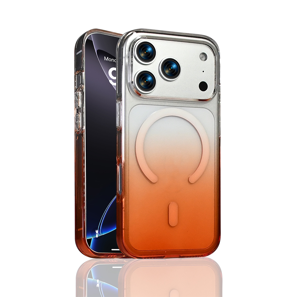 Apple iPhone 17 Pro Max Kılıf M-Safe Şarj Özellikli  Septik Silikon Kapak