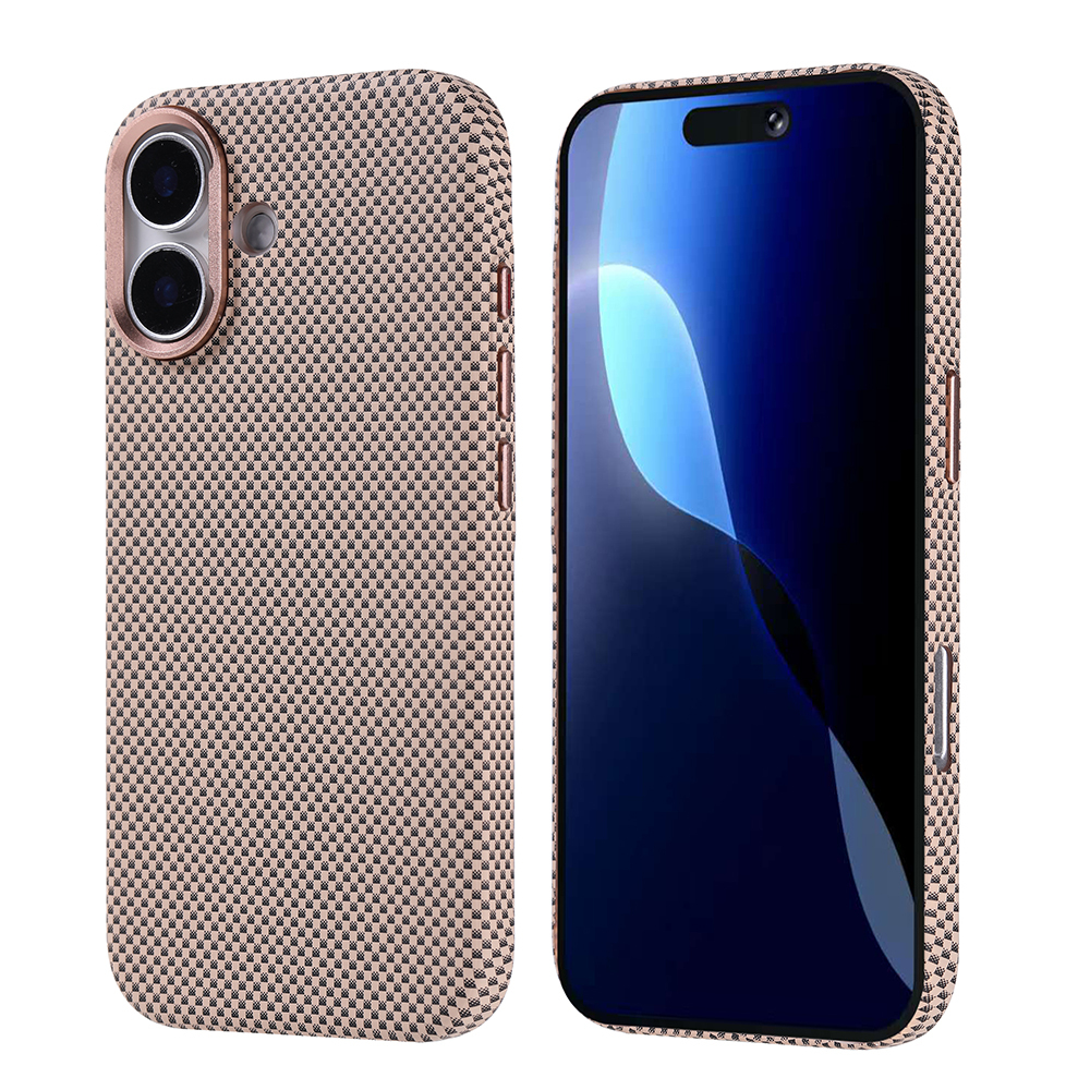Apple iPhone 17 Kılıf M-safe Şarj Özellikli Karbon Fiber Görünümlü Nekst Kapak