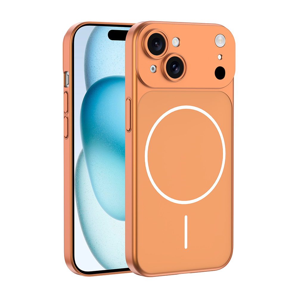 Apple iPhone 15 Kılıf M-Safe Şarj Özellikli Kamera Korumalı Spark Kapak