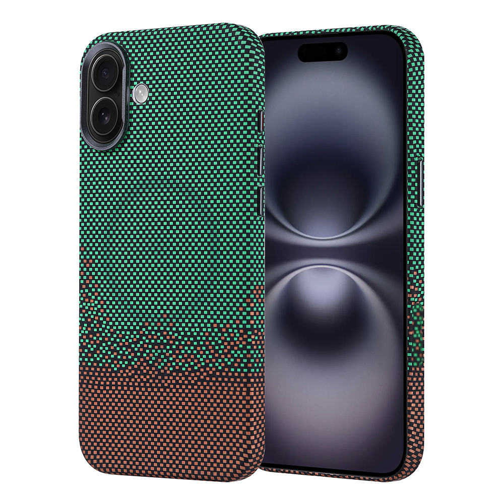 Apple iPhone 16 Plus Kılıf M-safe Şarj Özellikli Karbon Fiber Görünümlü Nekst Kapak
