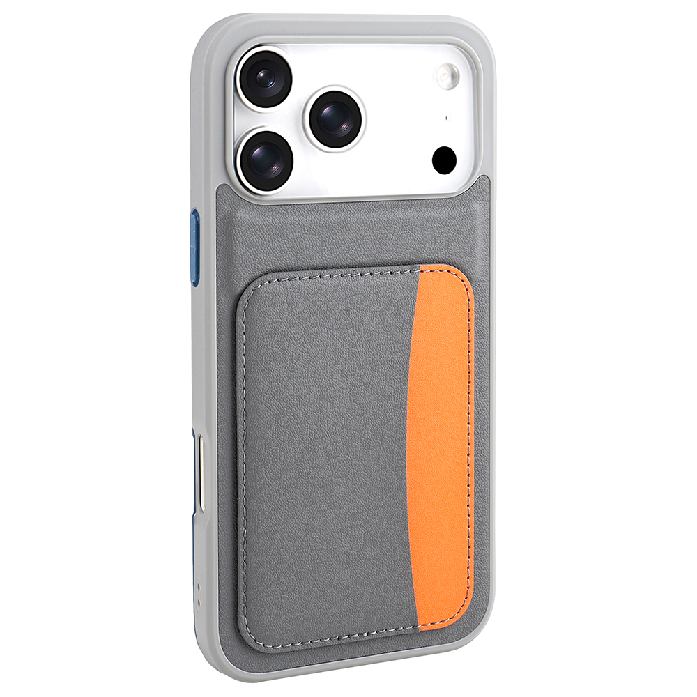 Apple iPhone 17 Pro Kılıf Kartlıklı X-Kart Silikon Kapak