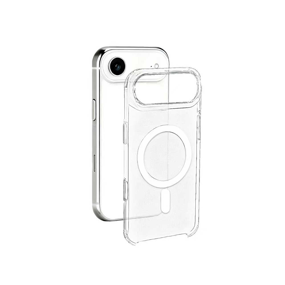 Apple iPhone 17 Air Kılıf IC Çipli Wireless Şarj Özellikli Şeffaf Orjin Kapak