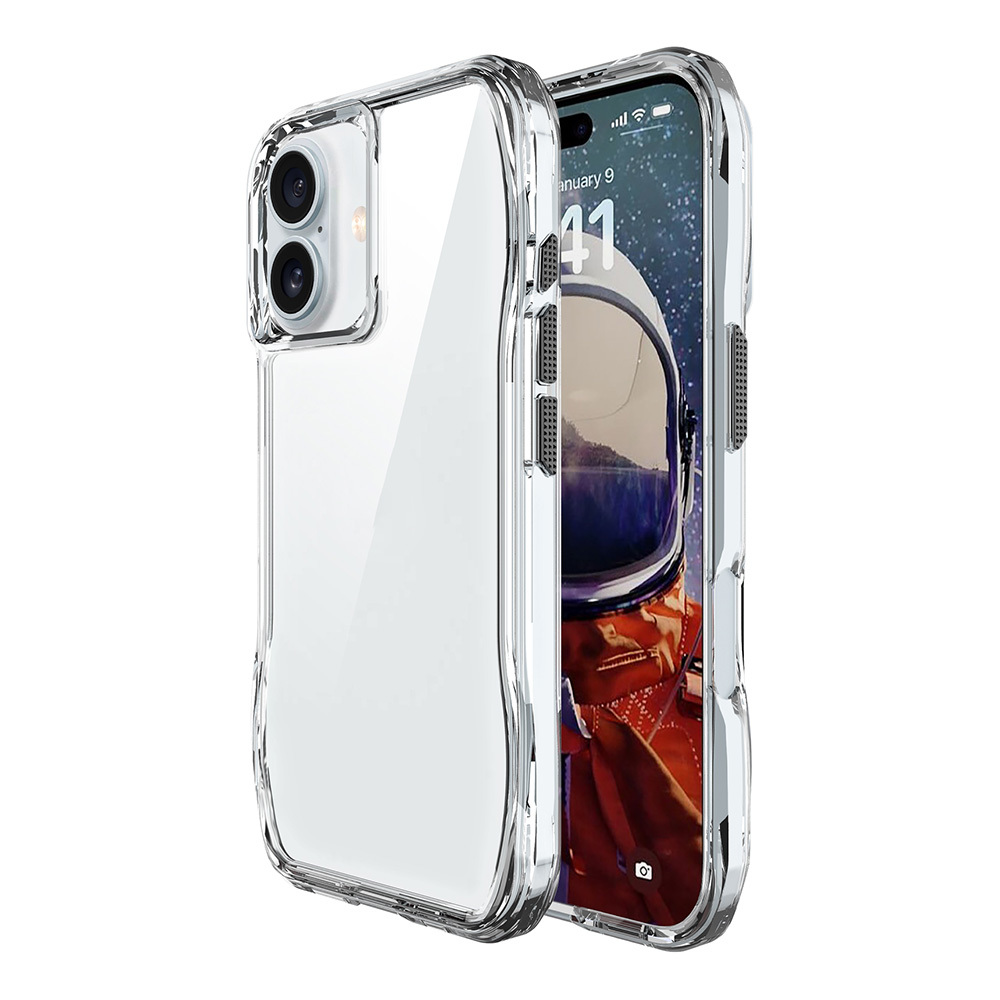 Apple iPhone 16 Plus Kılıf Airbagli Şeffaf  İncek Kapak