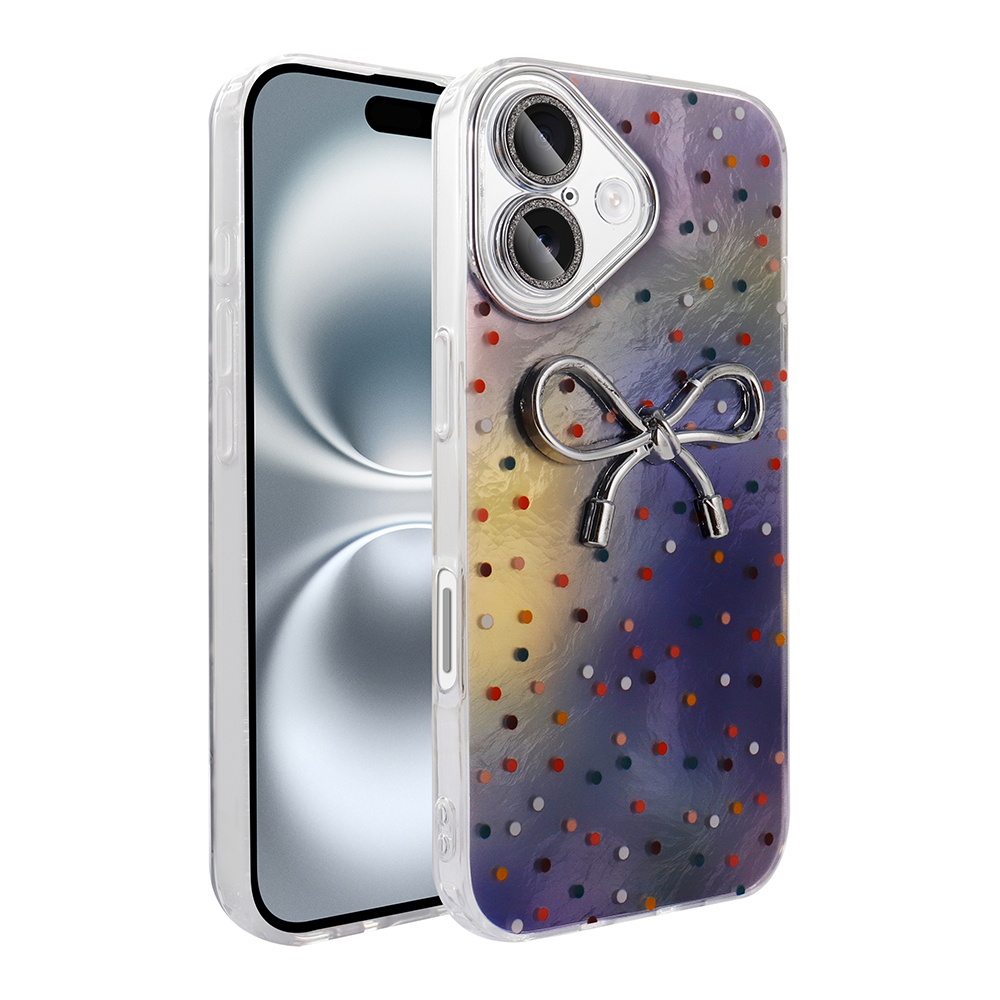 Apple iPhone 16 Plus Kılıf Kamera Korumalı Figürlü Ponti Silikon Kapak