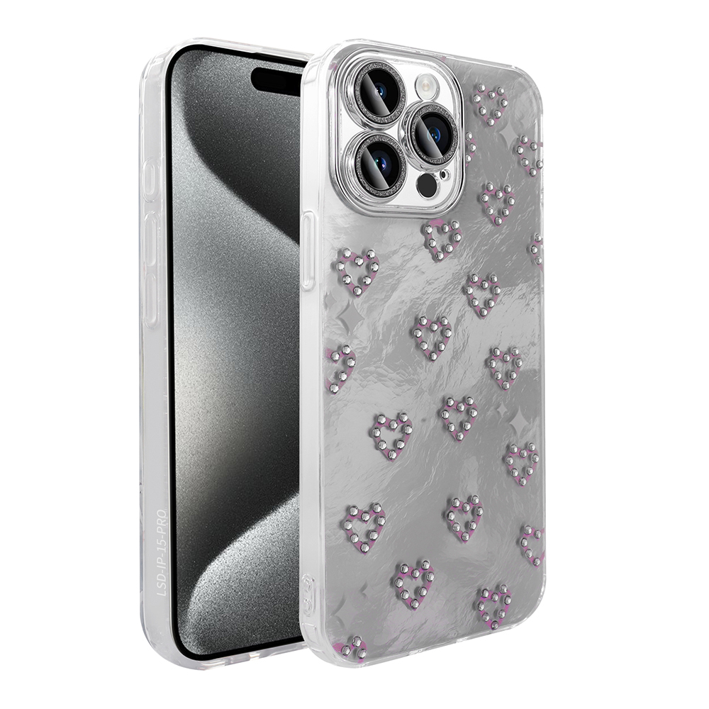 Apple iPhone 15 Pro Max Kılıf Kamera Korumalı Figürlü Ponti Silikon Kapak