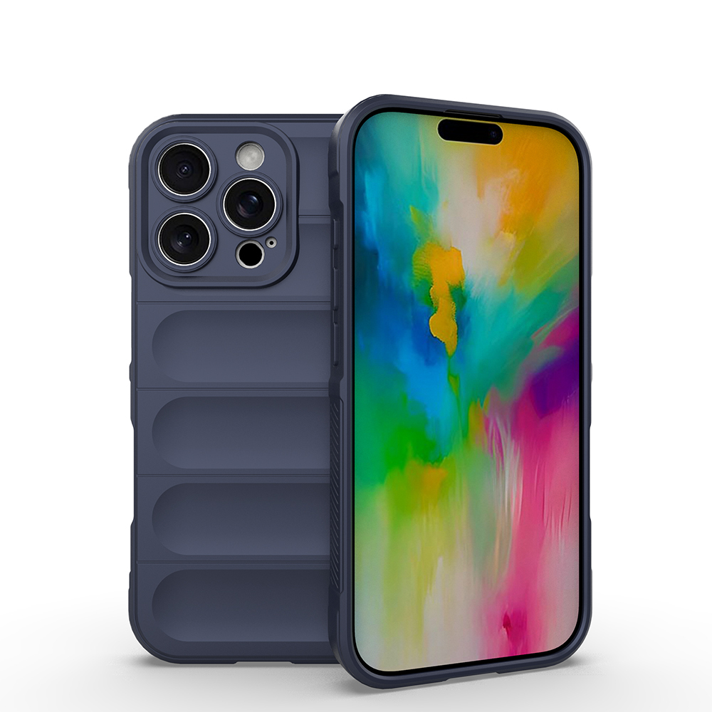 Apple iPhone 16 Pro Max Kılıf Esnek TPU Oyuklu Arka Yüzey Tasarımlı Etnik Silikon Kapak