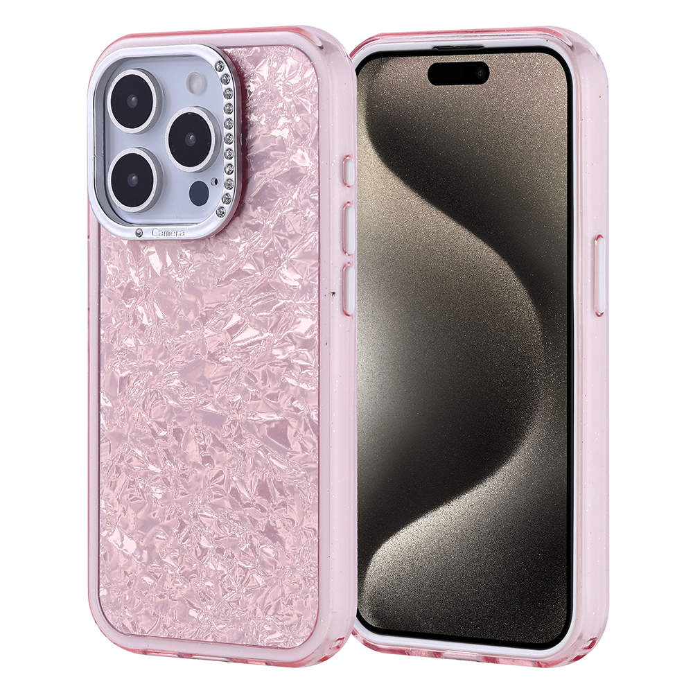 Apple iPhone 15 Pro Kılıf Taşlı Tasarımlı  Kapi Kapak