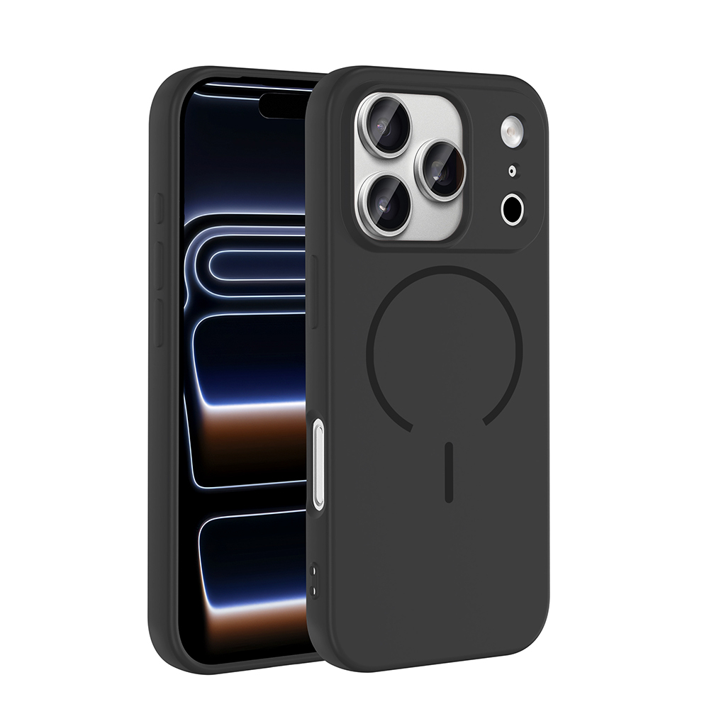 Apple iPhone 17 Pro Kılıf M-safe Şarj Özellikli  Meta Kapak