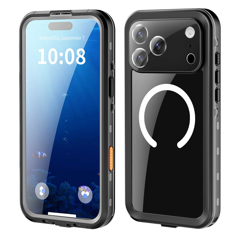 Apple iPhone 17 Pro Max Kılıf 1-1 Su Geçirmez Kılıf - Siyah
