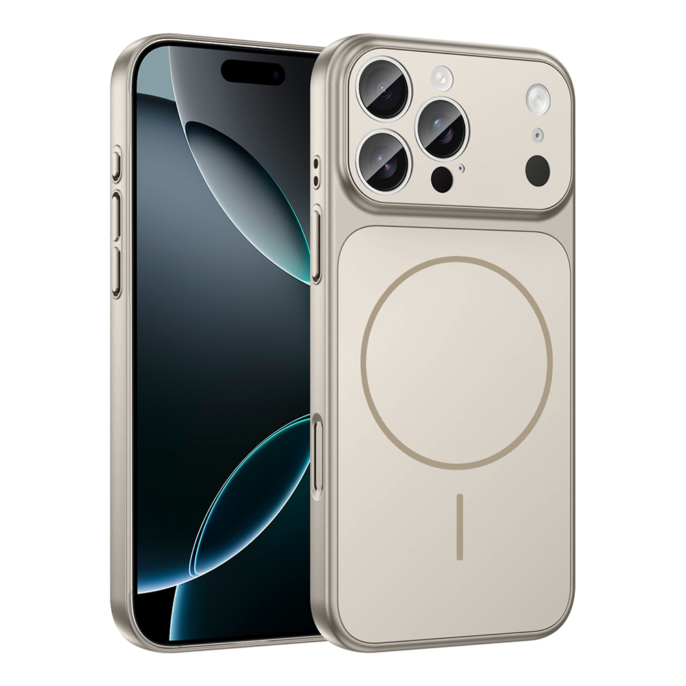 Apple iPhone 15 Pro Max Kılıf  M-Safe Şarj Özellikli Kamera Korumalı Formen Kapak
