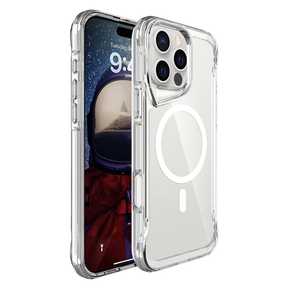 Apple iPhone 16 Pro Max Kılıf M-safe Şarj Özellikli T-Max M-safe Kapak