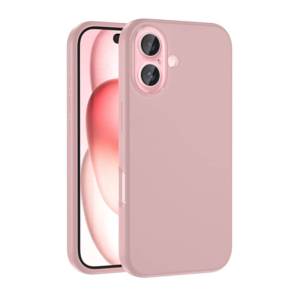 Apple iPhone 16 Plus Kılıf M-safe Şarj Özellikli Sıvı Teknolojili Silinebilir Sert Kivi Kapak