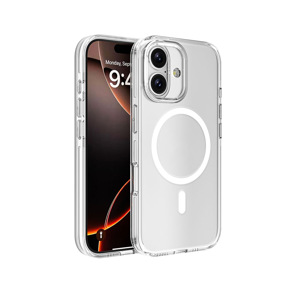Apple iPhone 16 Kılıf M-safe Şarj Özellikli Kamera Korumalı Kripto Kapak