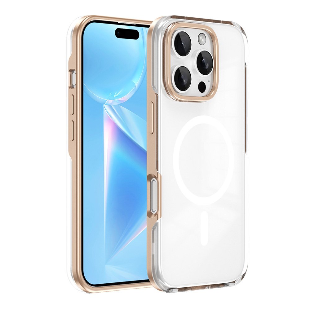 Apple iPhone 16 Pro Kılıf M-safe Şarj Özellikli Çıkarılabilir Arka Yüzeyli Polar Kapak