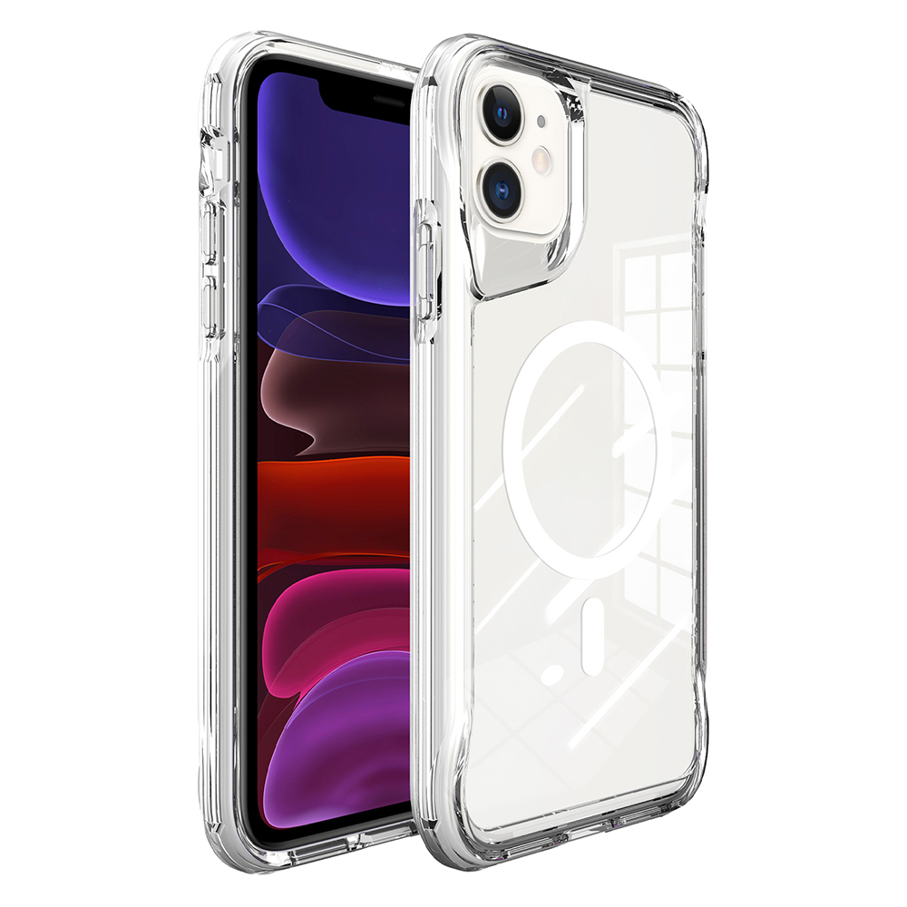 Apple iPhone 11 Kılıf M-safe Şarj Özellikli T-Max M-safe Kapak