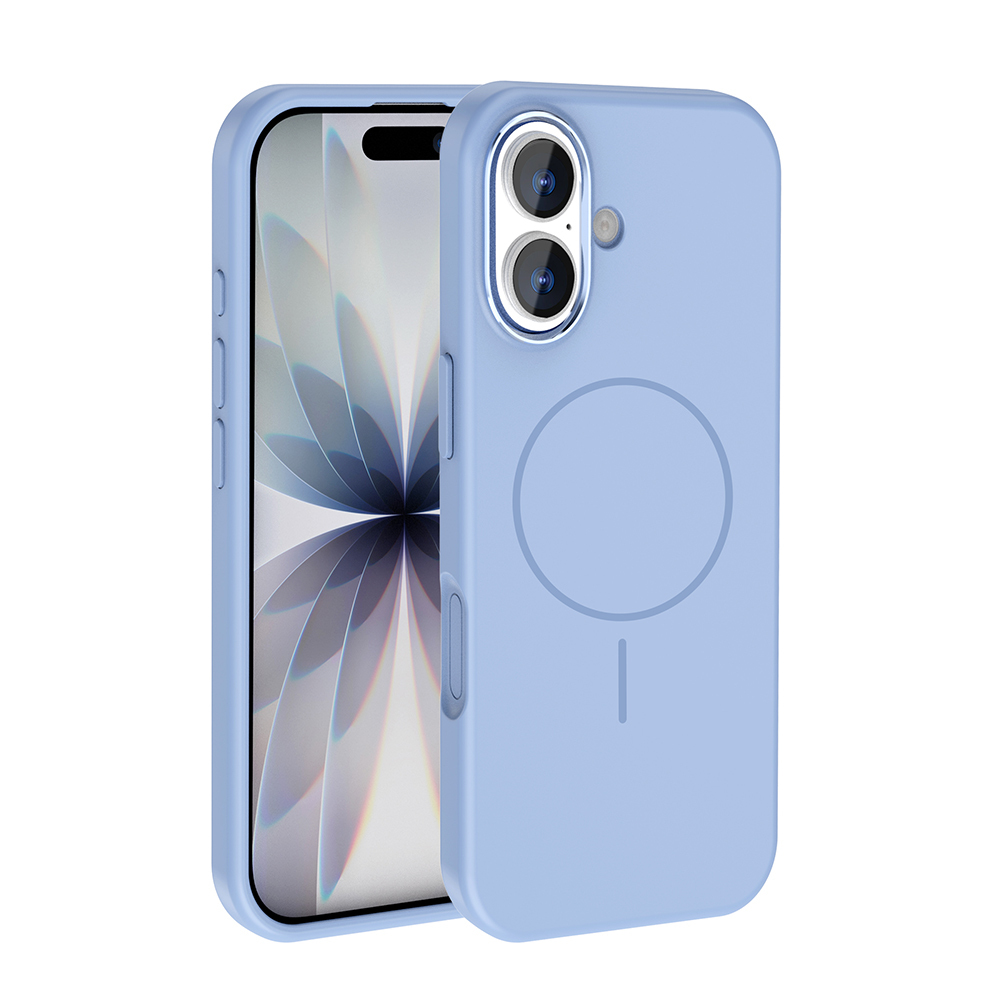 Apple iPhone 17 Kılıf M-Safe Şarj Özellikli Metal Kamera Çerçeveli Edi Silikon Kapak
