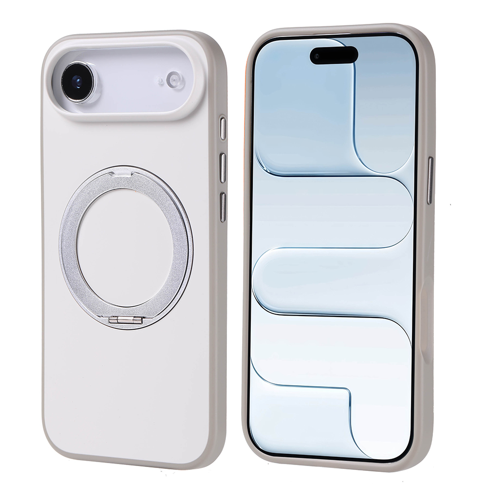 Apple iPhone 17 Air Kılıf M-Safe Şarj Özellikli Standlı Proton Silikon Kapak