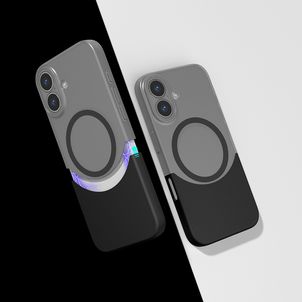 Apple iPhone 16 Plus Kılıf M-Safe Şarj Özellikli Mıknatıslı  Duble Kapak