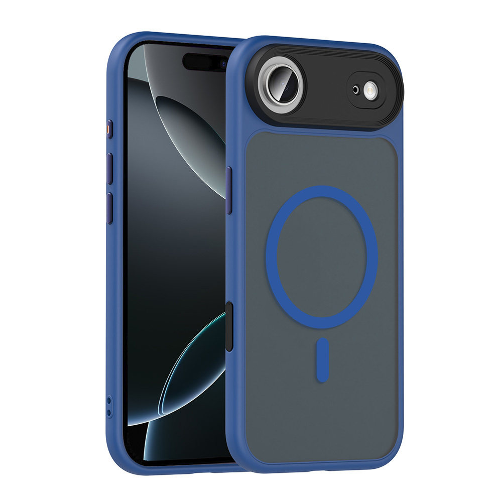 Apple iPhone 17 Air Kılıf Mat Arka Yüzey Wireless Şarj Özellikli Flet M-safe Kapak