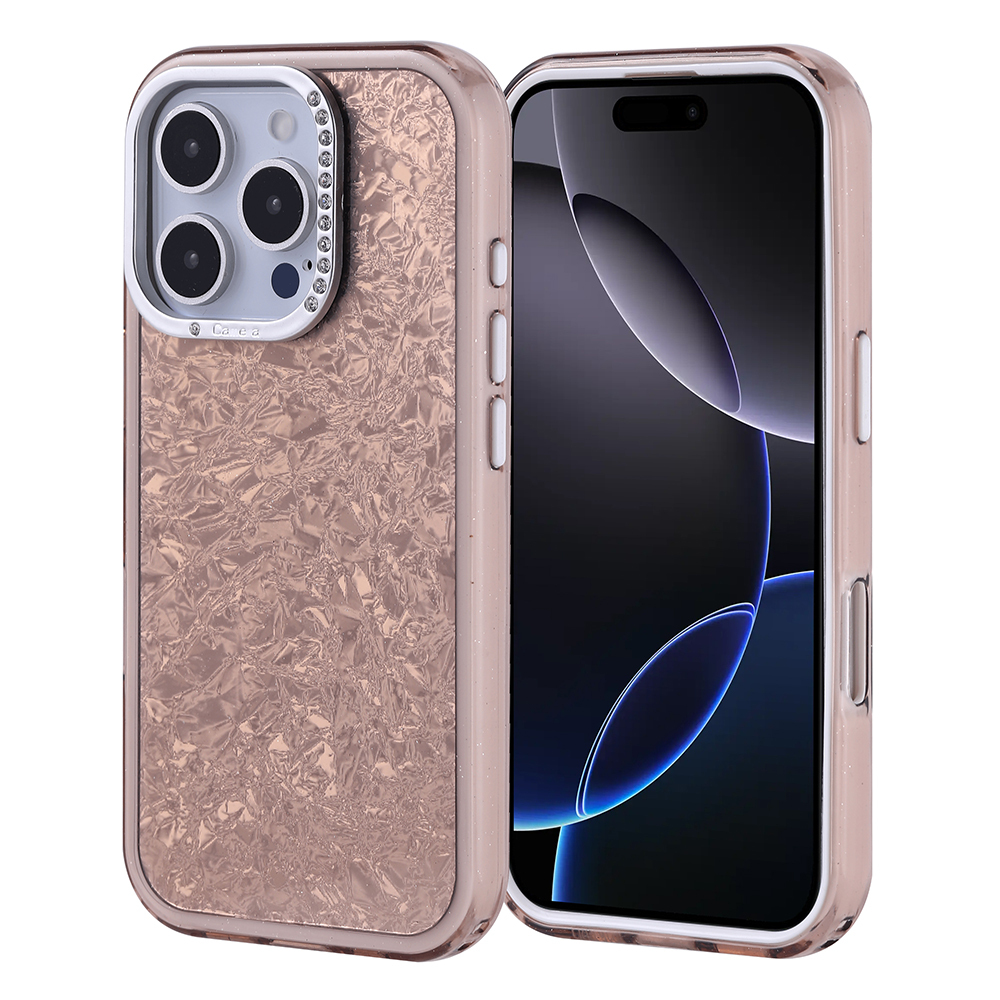 Apple iPhone 16 Pro Kılıf Taşlı Tasarım  Kapi Kapak