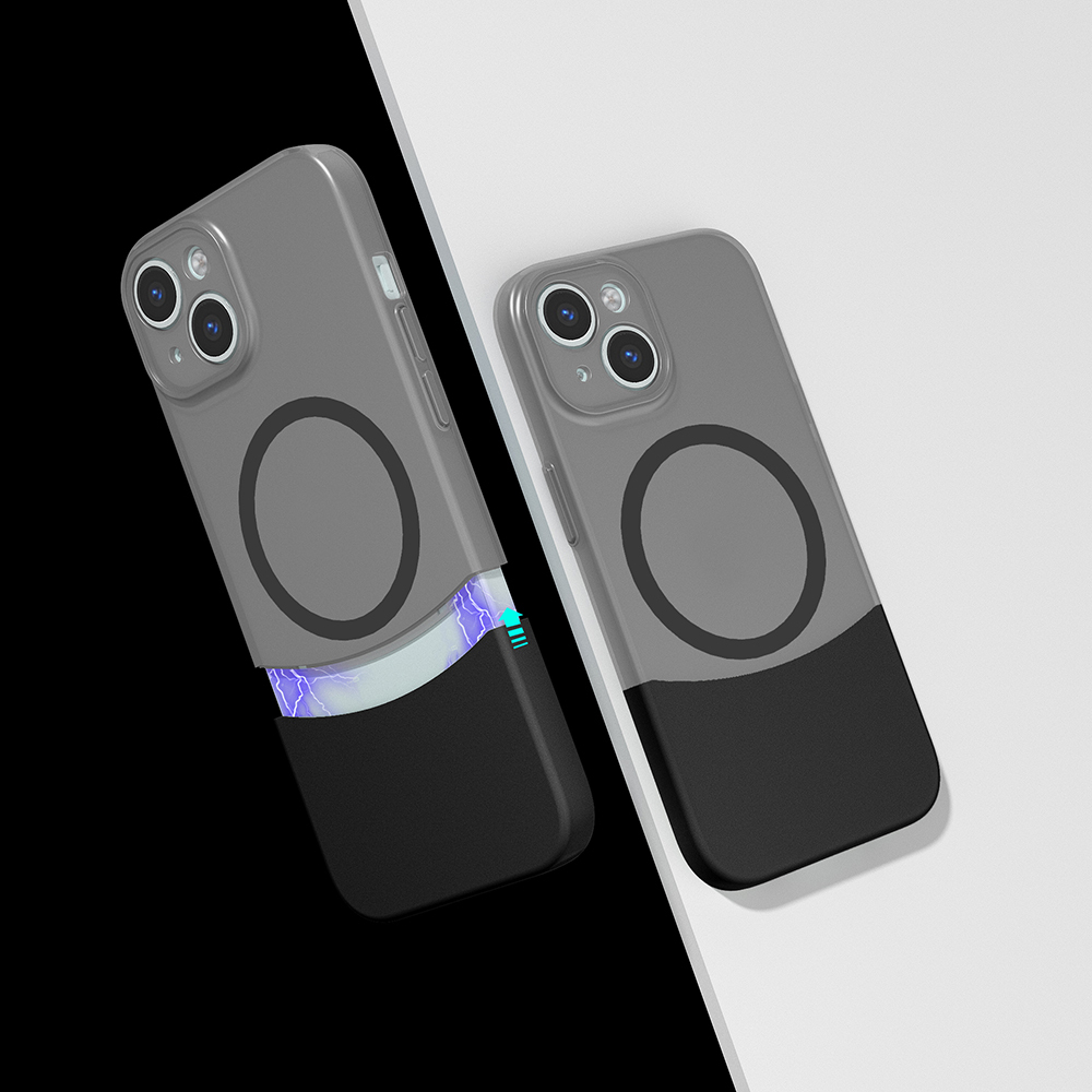 Apple iPhone 14 Kılıf M-Safe Şarj Özellikli Mıknatıslı Duble Kapak