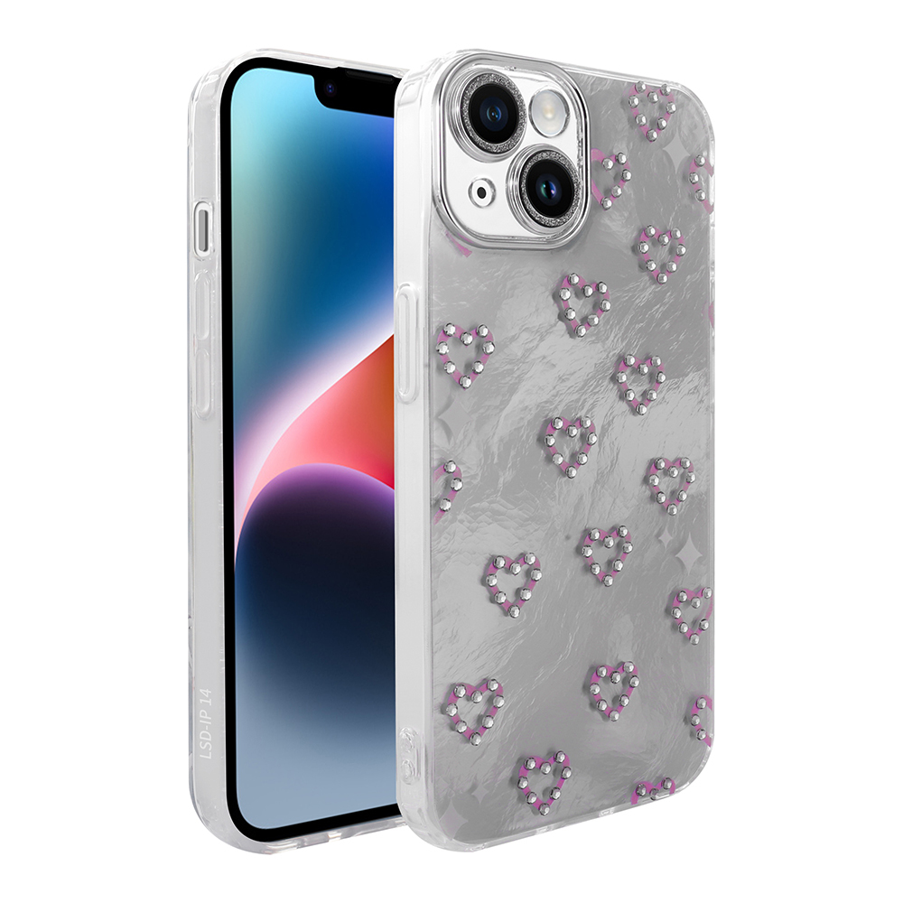 Apple iPhone 14 Kılıf Kamera Korumalı Figürlü  Ponti Silikon Kapak