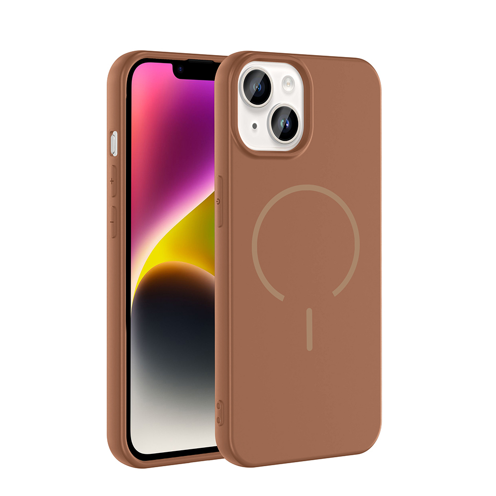 Apple iPhone 13 Kılıf M-safe Şarj Özellikli  Meta Kapak
