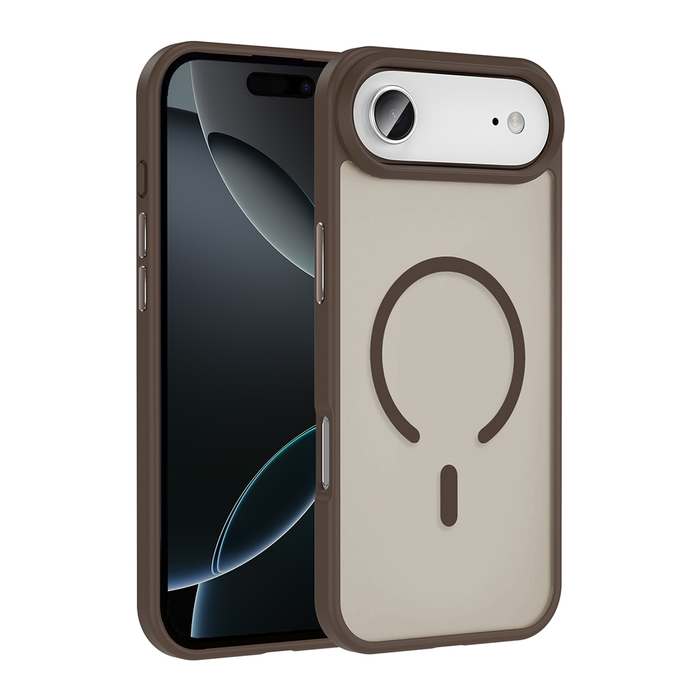 Apple iPhone 17 Air Kılıf M-safe Şarj Özellikli Mat Arka Yüzey Sio Kapak