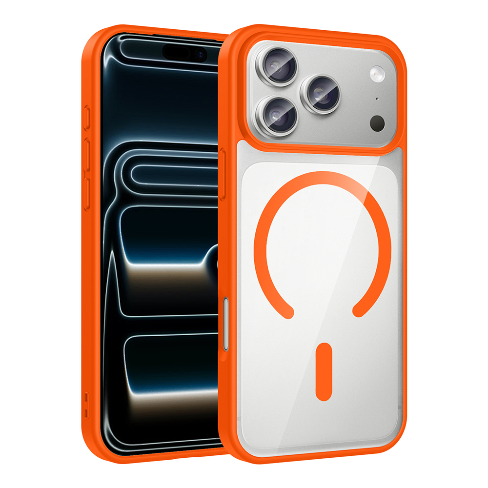 Apple iPhone 17 Pro Kılıf M-safe Wireless Şarj Özellikli Silikon  Ege Kapak