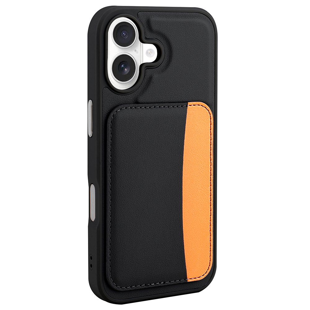 Apple iPhone 17 Kılıf Kartlıklı  X-Kart Silikon Kapak