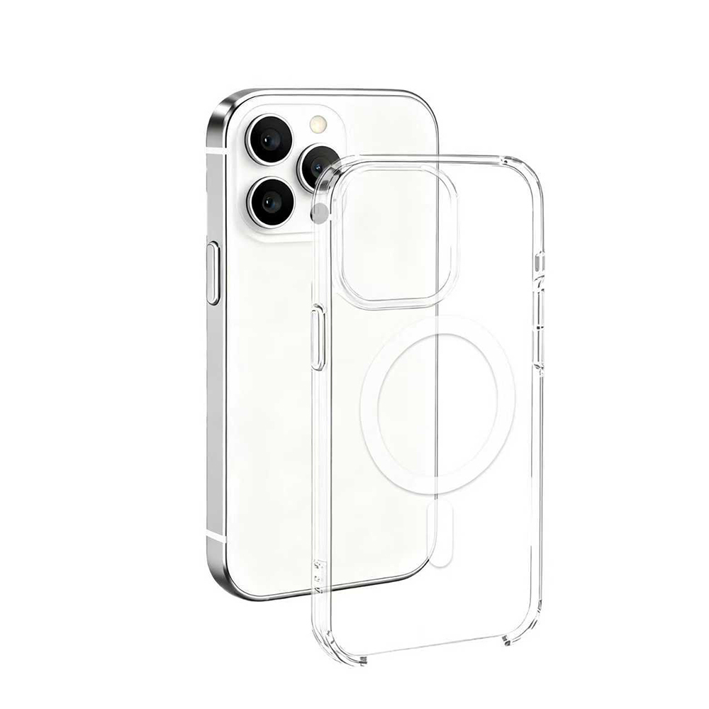 Apple iPhone 16 Pro Max Kılıf IC Çipli Wireless Şarj Özellikli Şeffaf Orjin Kapak