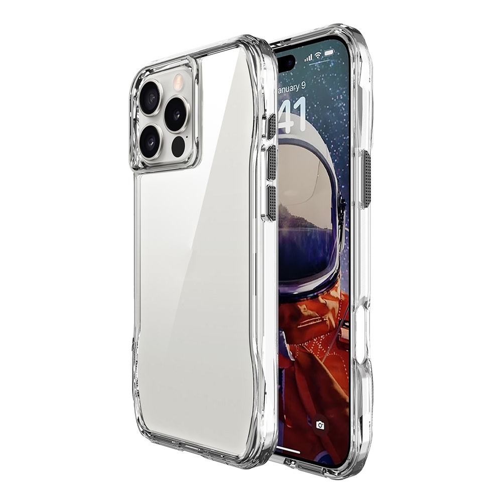 Apple iPhone 16 Pro Max Kılıf Airbagli Şeffaf  İncek Kapak
