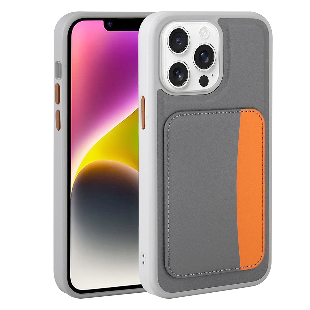 Apple iPhone 16 Pro Kılıf Kartlıklı X-Kart Silikon Kapak